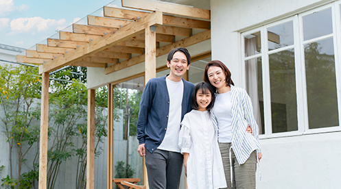 家族の笑顔が、ずっと続く住まいづくり。